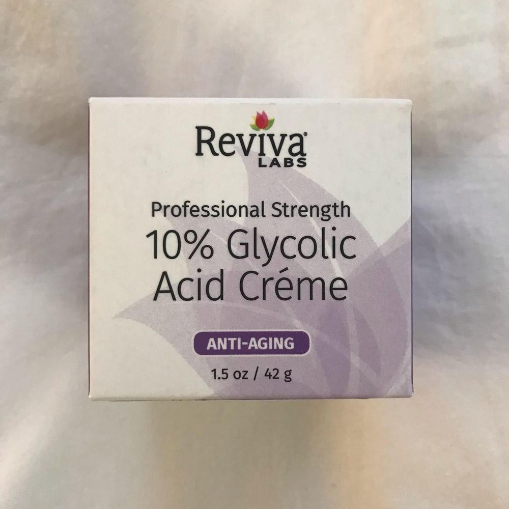 REVIVA LABS 10% Glycolic Acid Creme Anti-Aging NEW